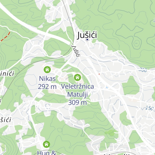Map of Veletržnica Matulji