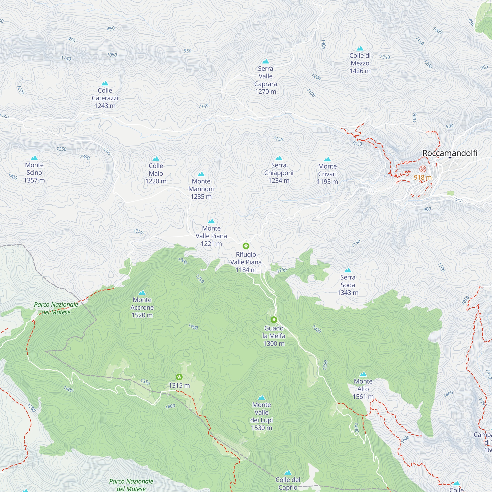 Rifugio Valle Piana map