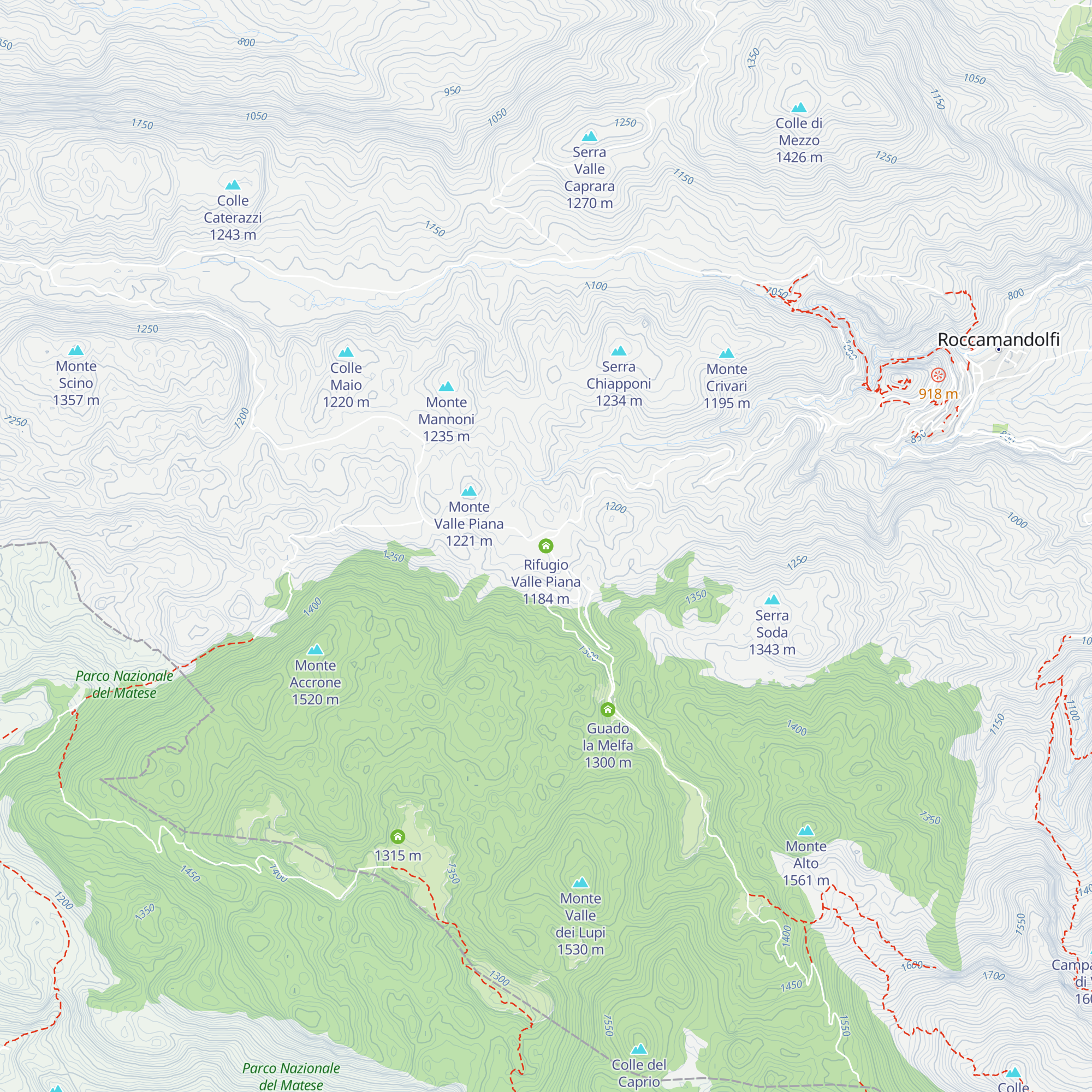 Rifugio Valle Piana map