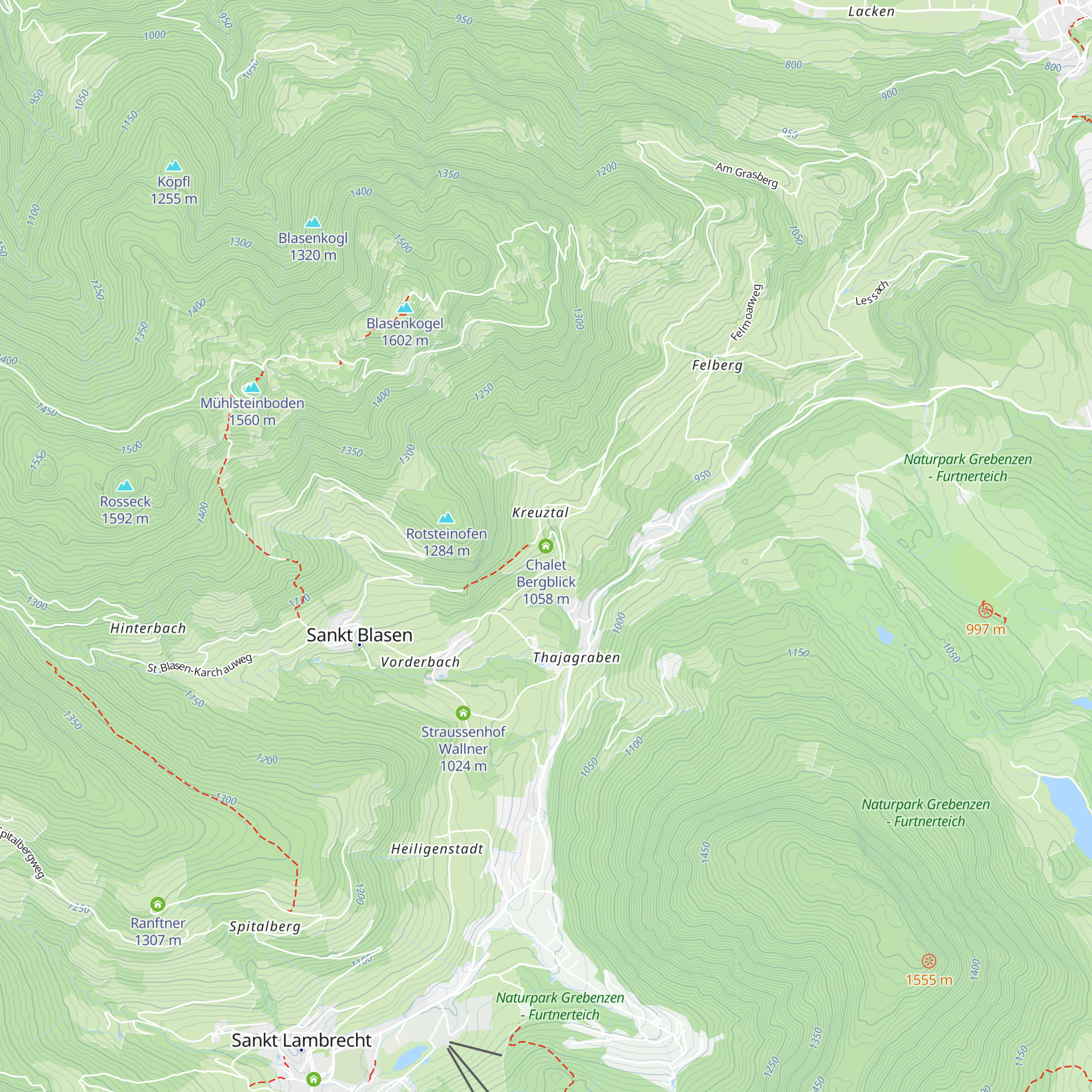 Chalet Bergblick map