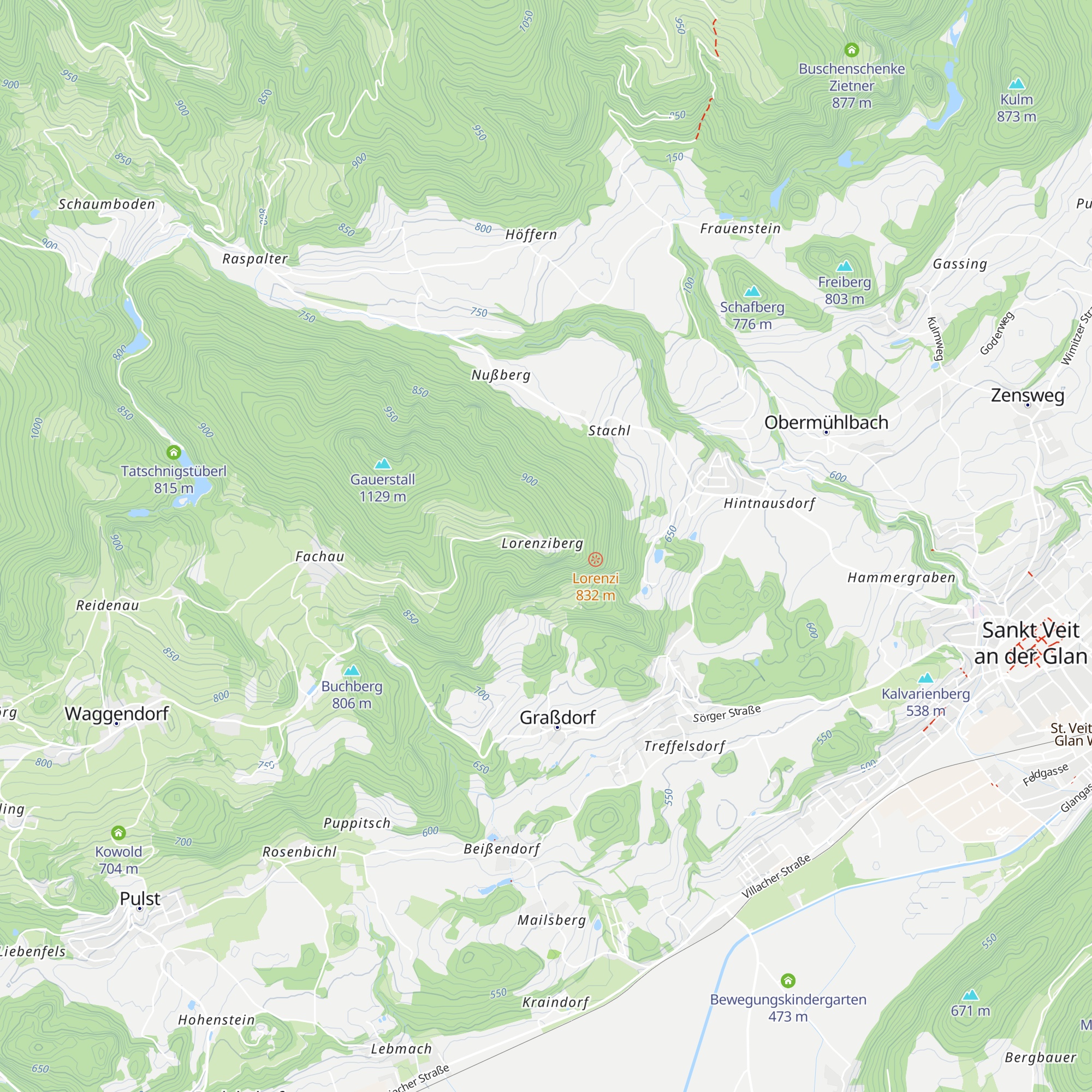 Gasthaus Lorenziberg map