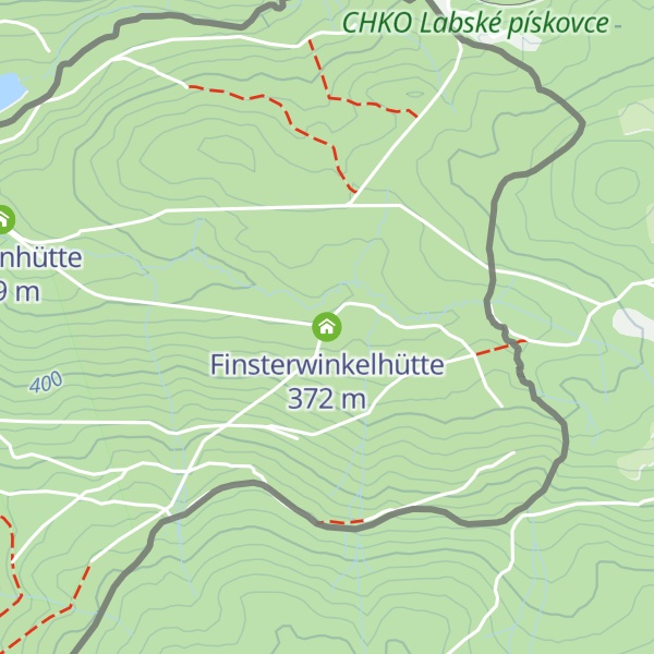 Map of Finsterwinkelhütte