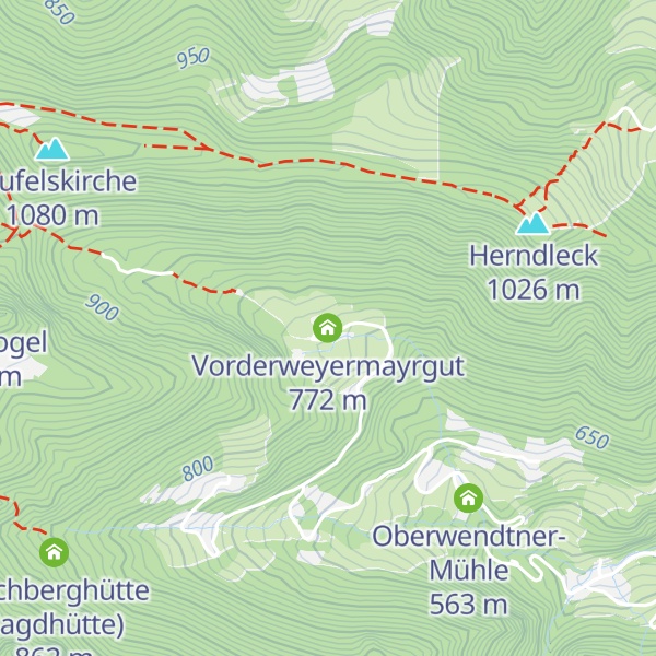 Map of Vorderweyermayrgut