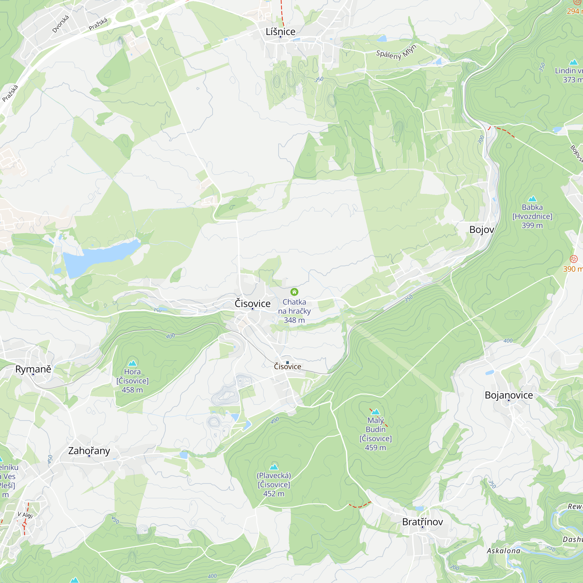 Chatka na ukládání hraček a zahradnického náčiní map