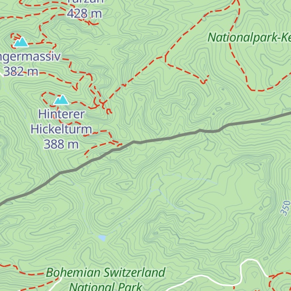 Map of Mezní roh