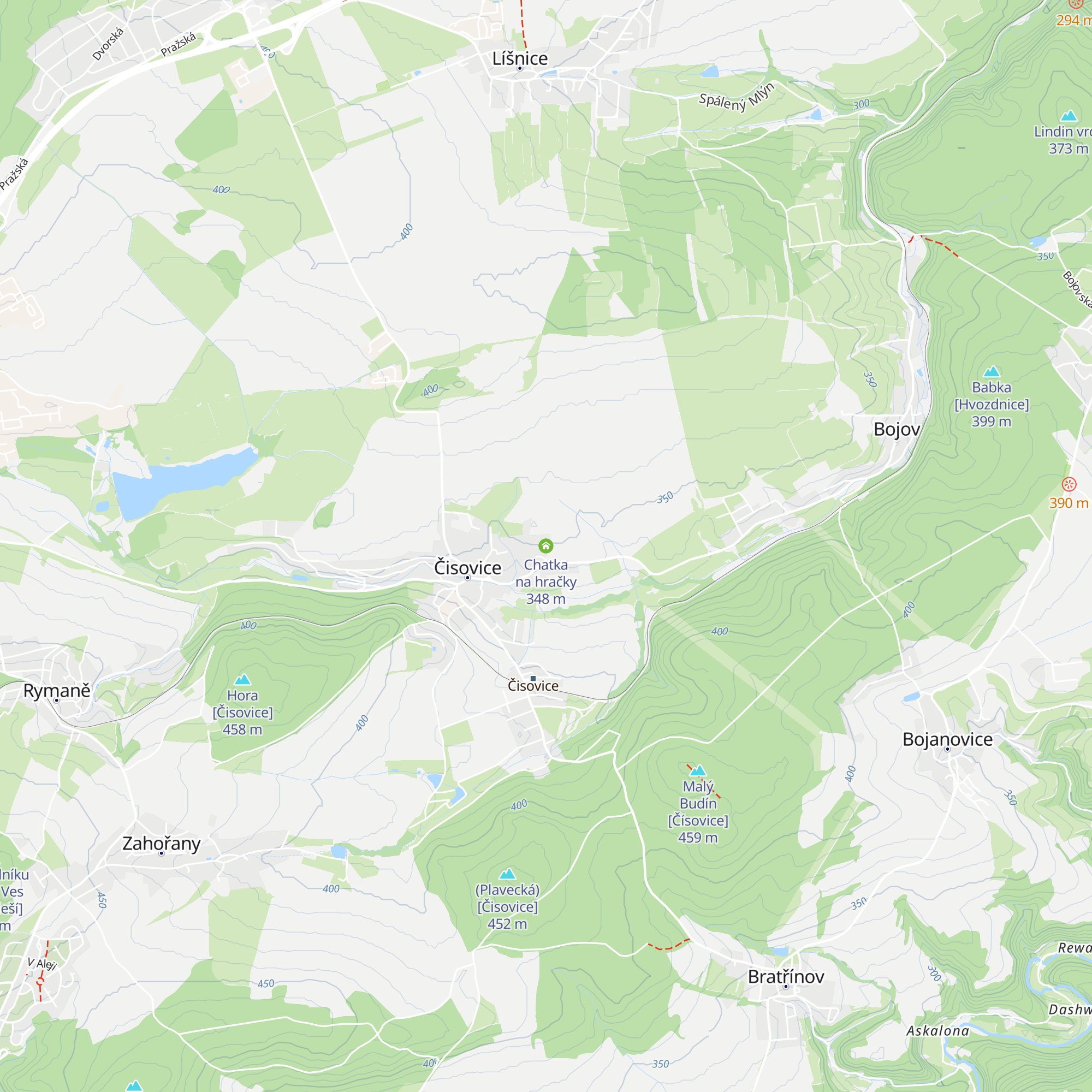 Chatka na hračky map