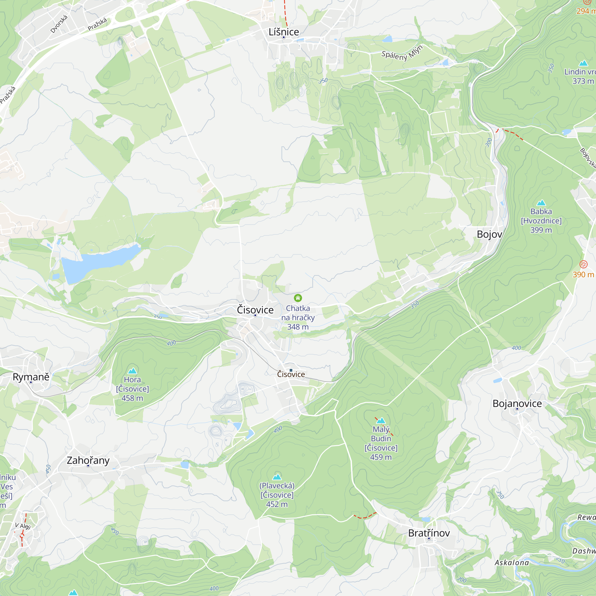 Chatka na hračky map