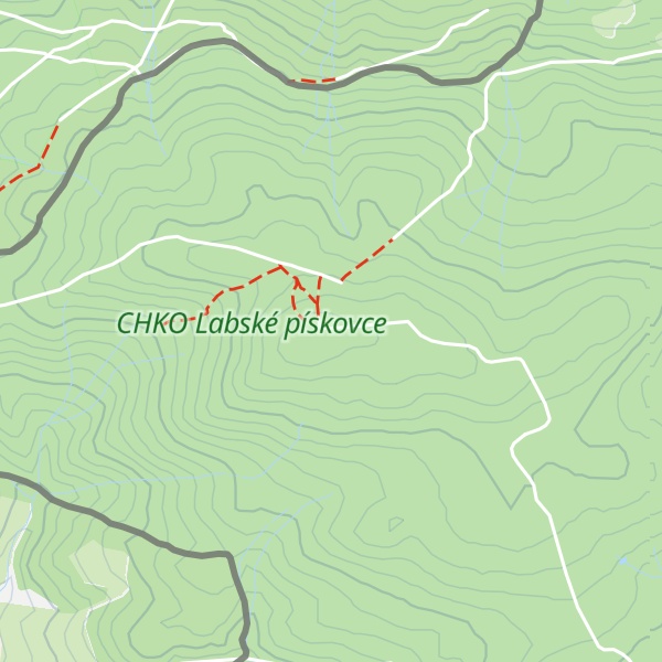 Map of Tanečnice