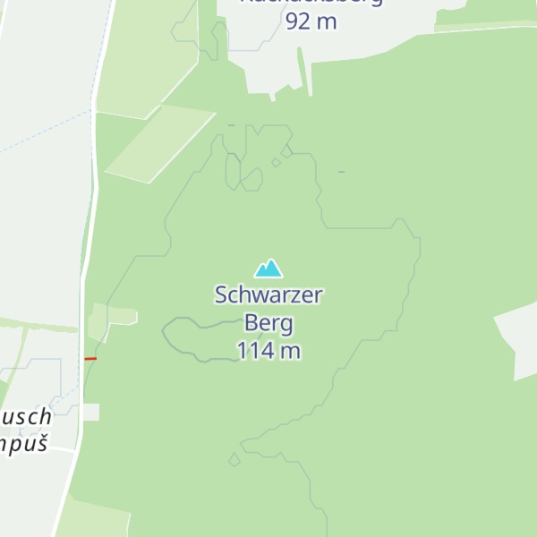 Map of Schwarzer Berg