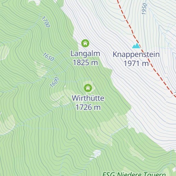 Map of Wirthütte