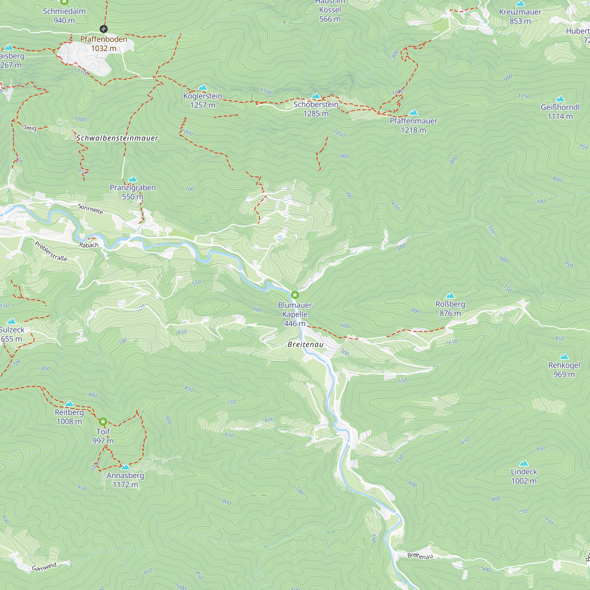 Blumauer Kapelle map