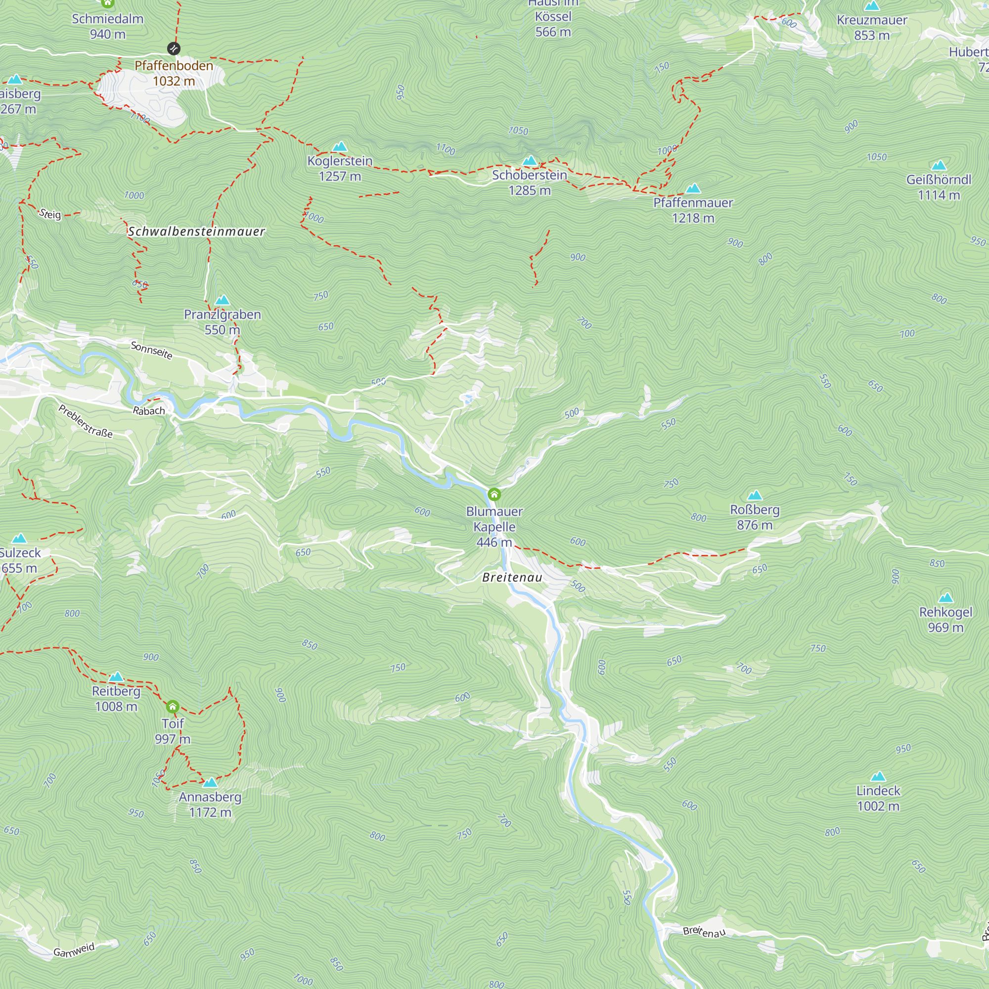 Blumauer Kapelle map