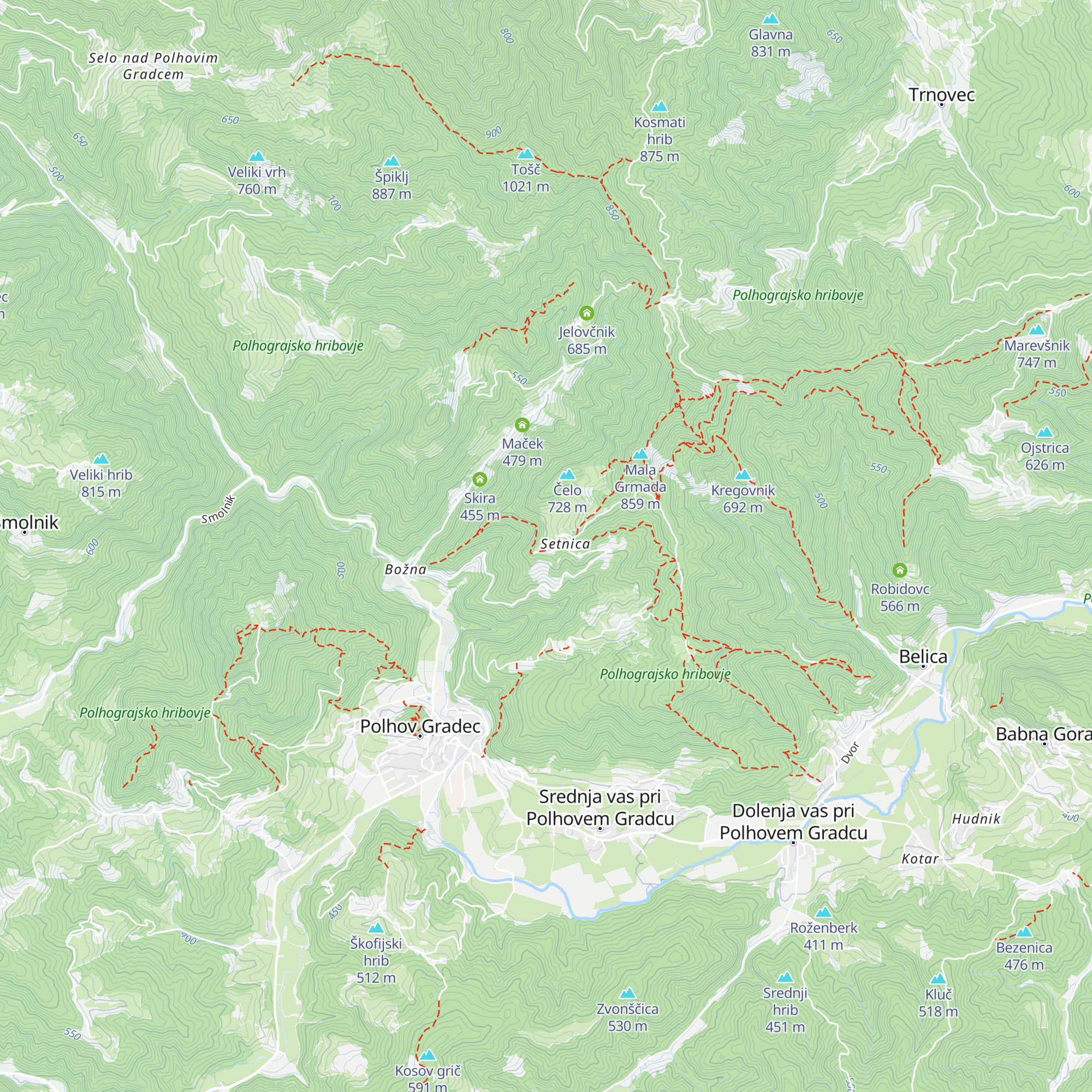 Izletniška kmetija Mehačk map