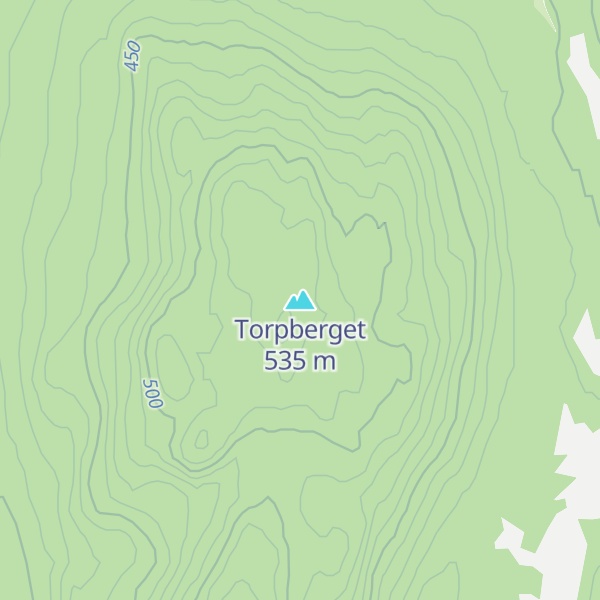 Map of Torpberget