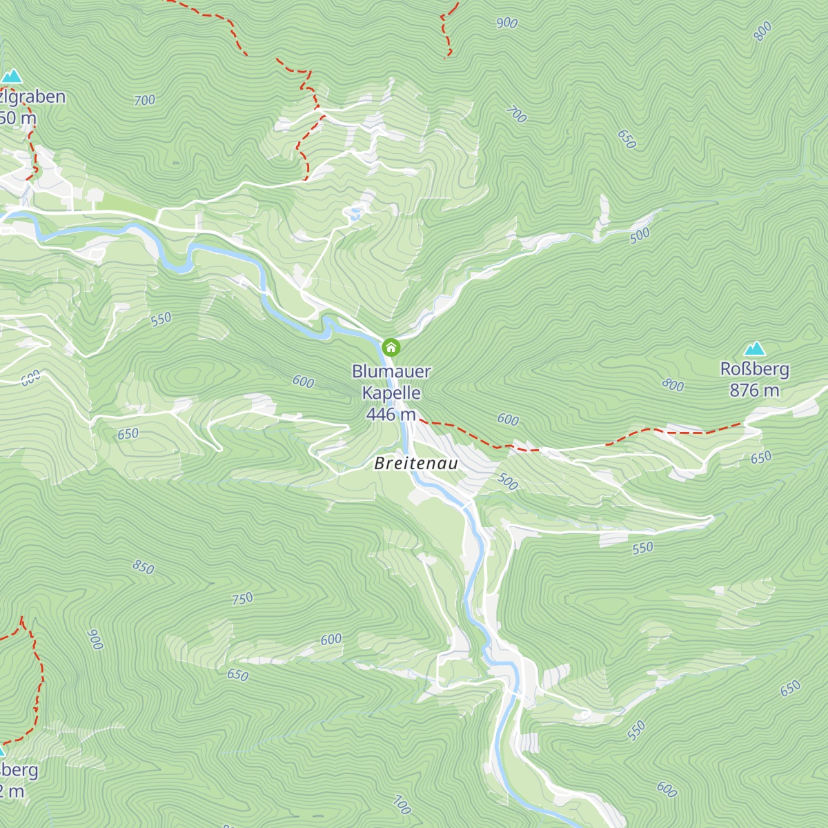 Berggasthof Windhager-Kores map