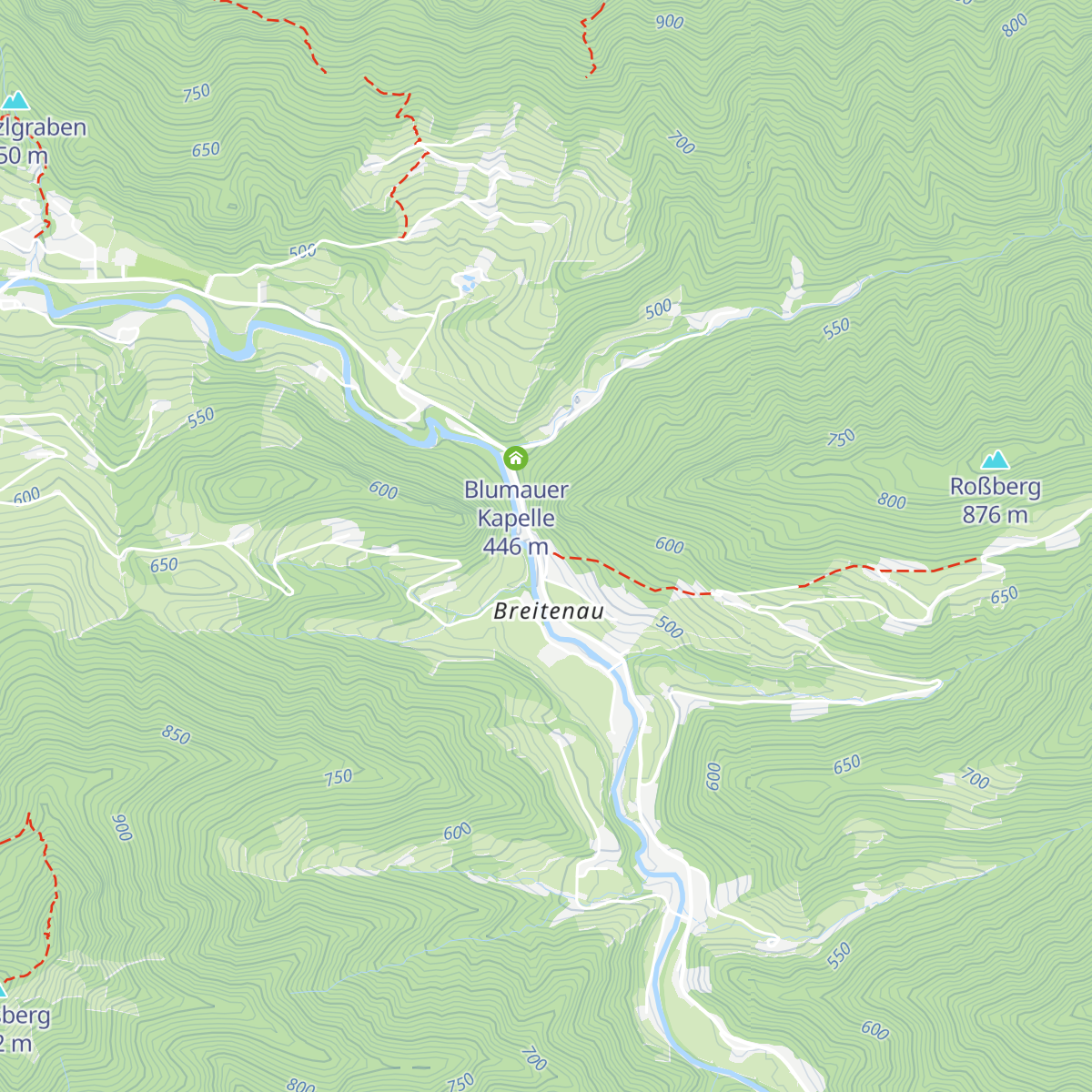 Berggasthof Windhager-Kores map