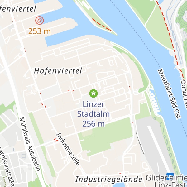 Map of Linzer Stadtalm