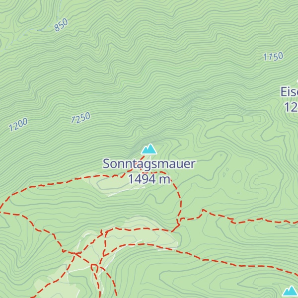 Map of Sonntagsmauer