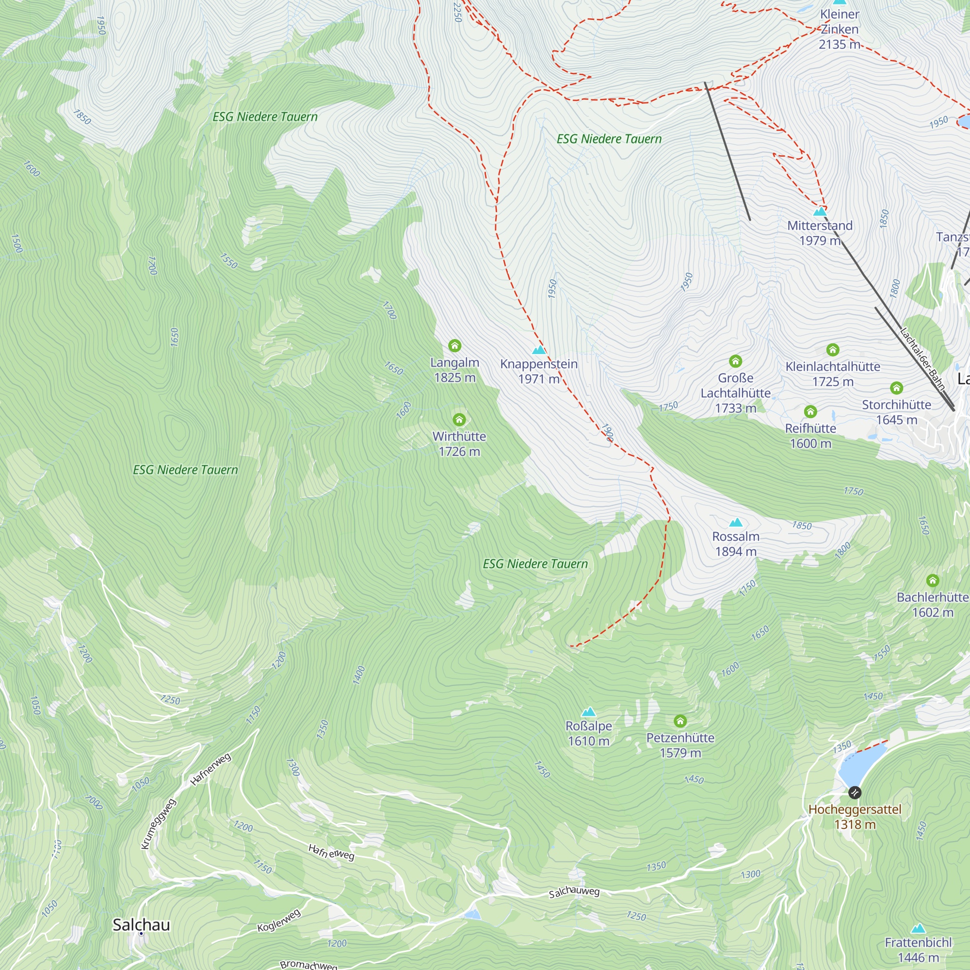 Knapphütte map