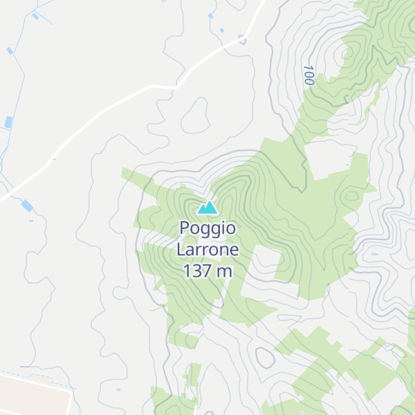 Map of Poggio Larrone