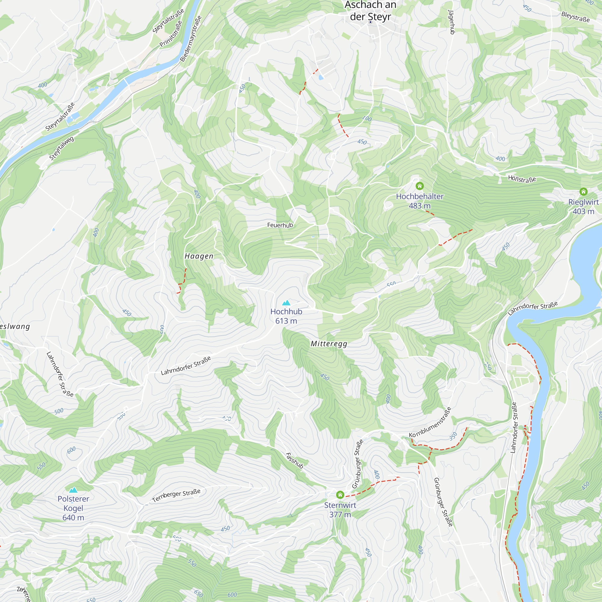 Freiwillige Feuerwehr Miteregg-Haagen map