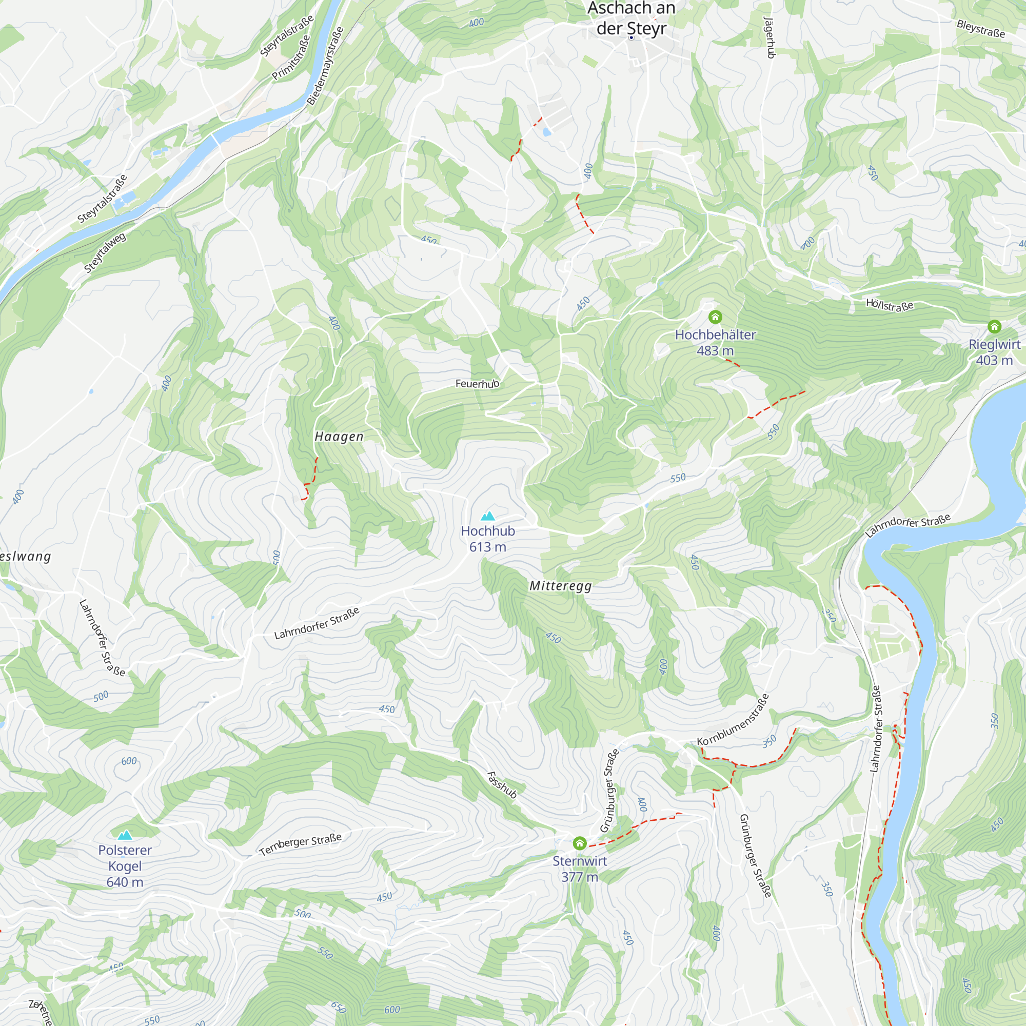 Freiwillige Feuerwehr Miteregg-Haagen map