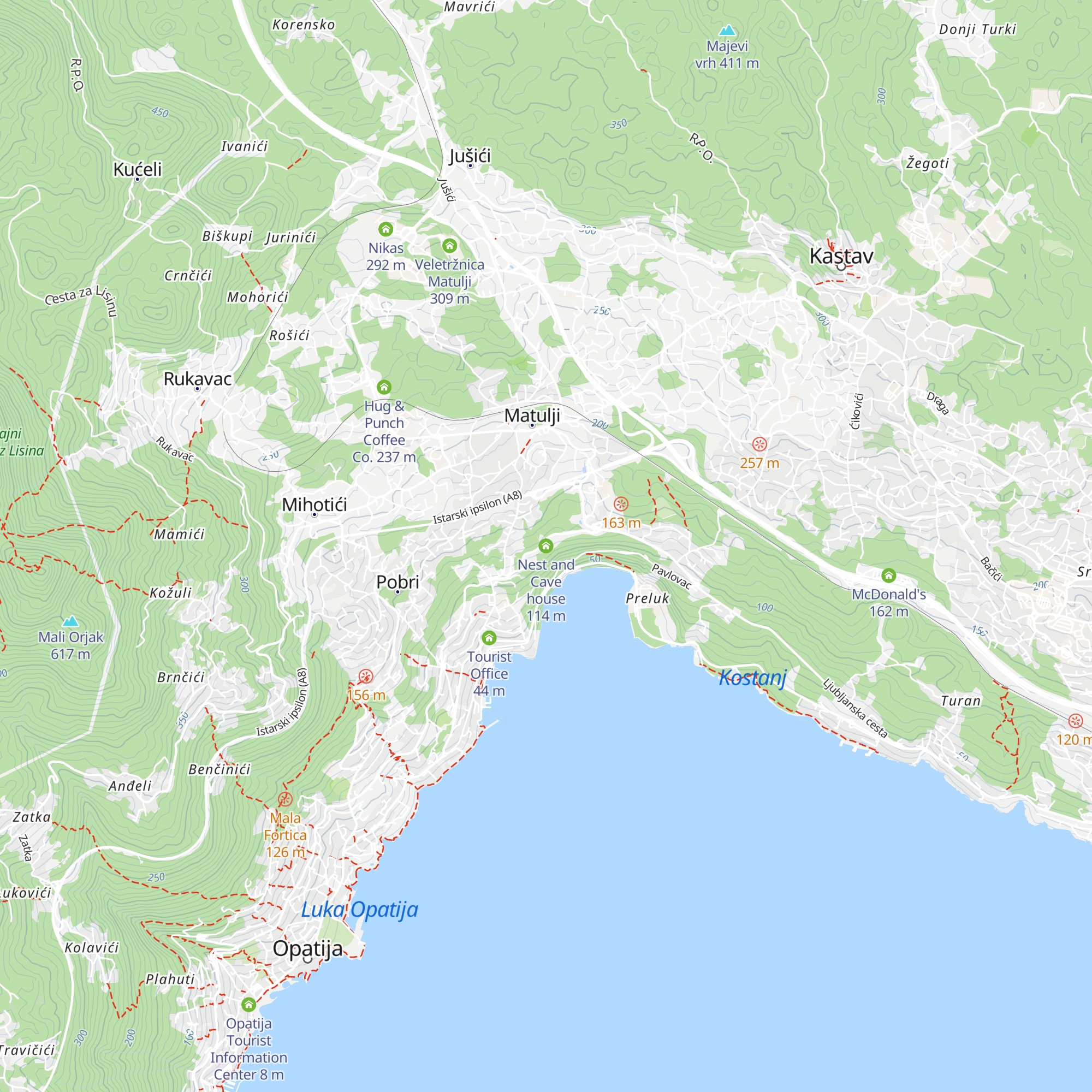 Nest and Cave house map