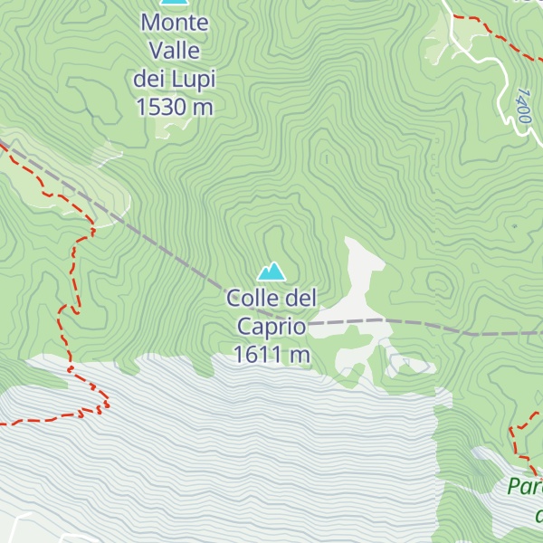 Map of Colle del Caprio