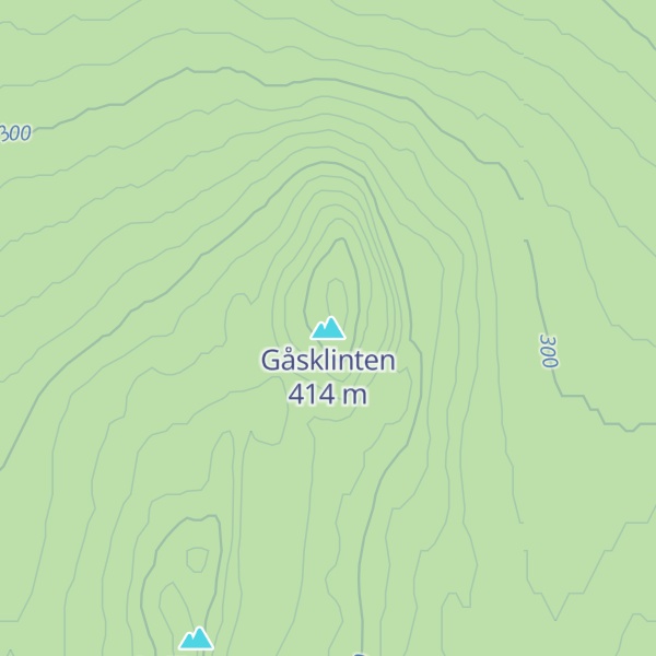 Map of Gåsklinten