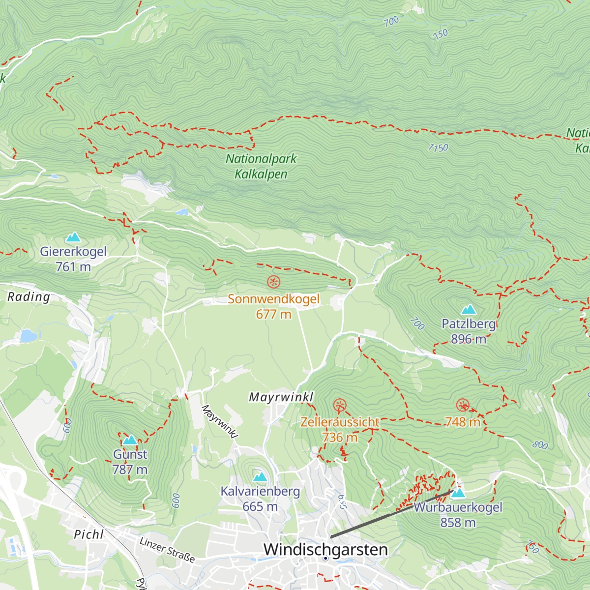 Nationalparkhotel "Villa Sonnwend" map