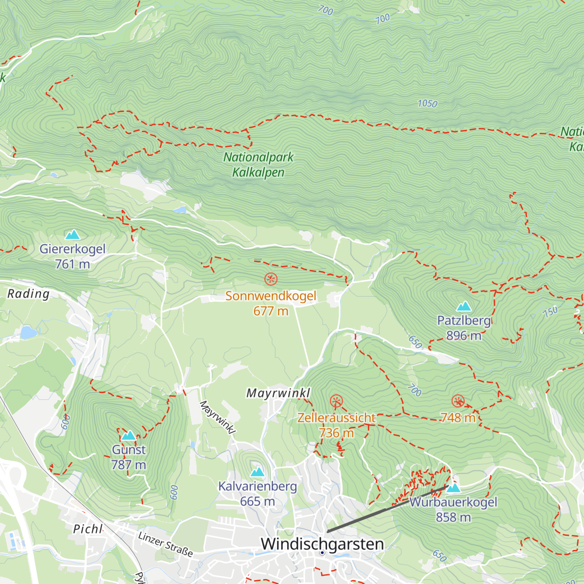 Nationalparkhotel "Villa Sonnwend" map