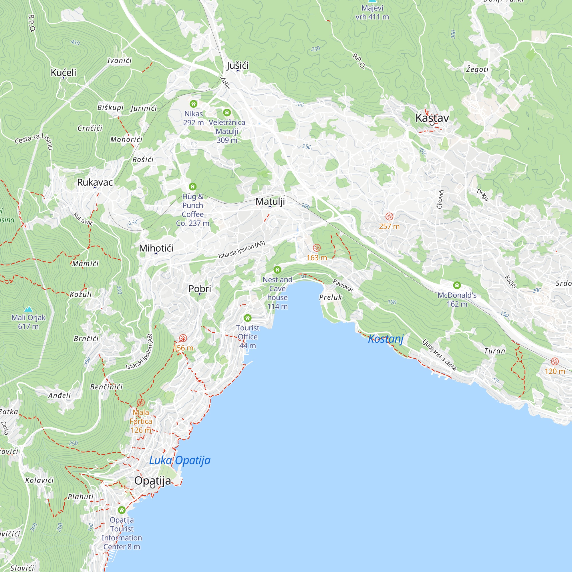Hotel Navis map
