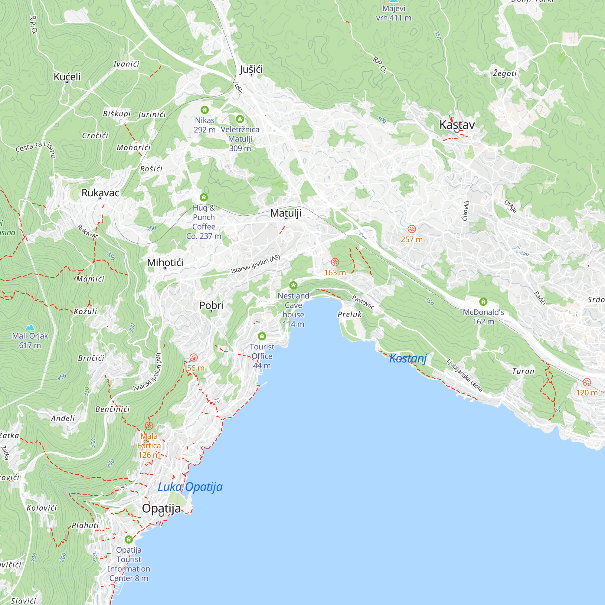 Hotel Navis map