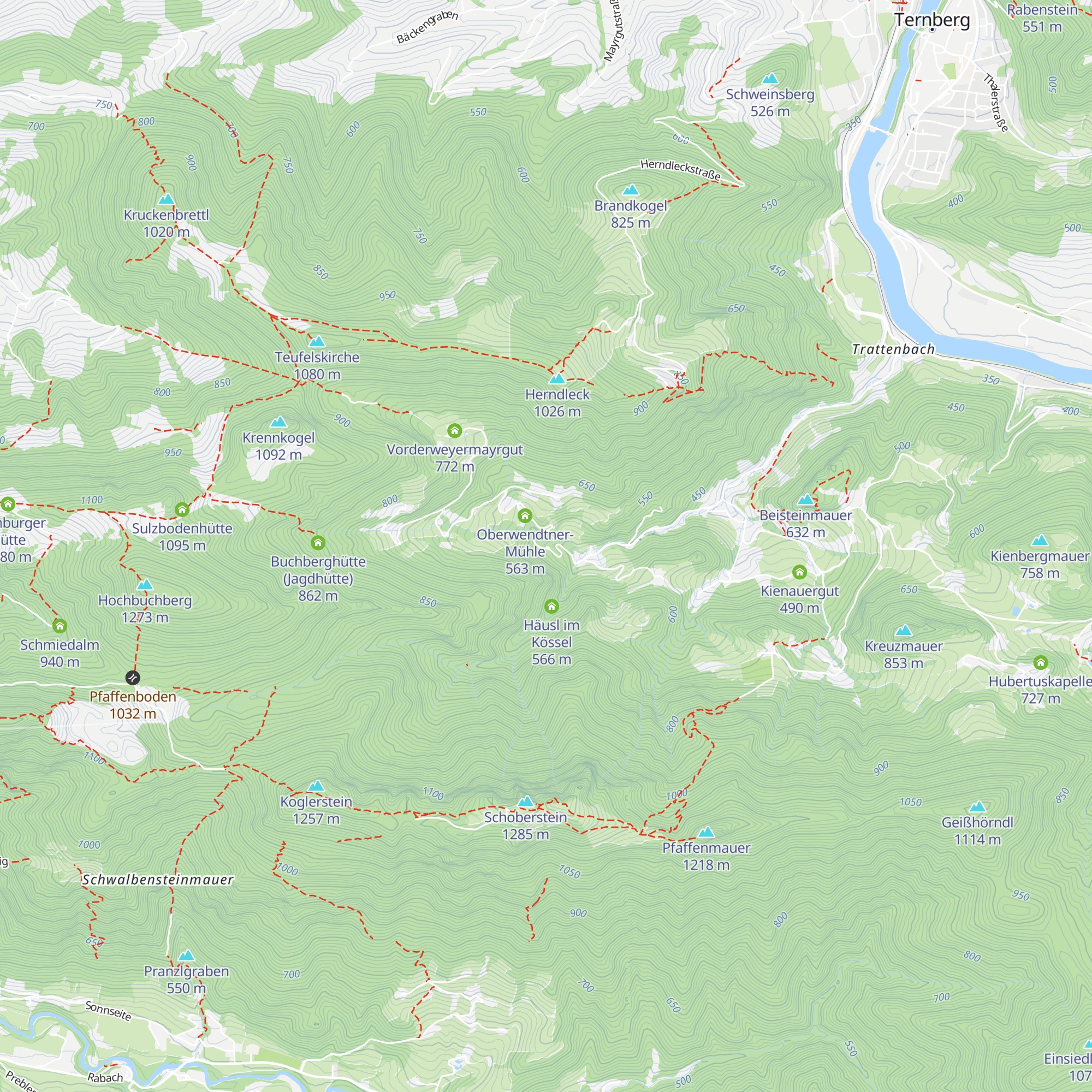 Jagerhäusl map