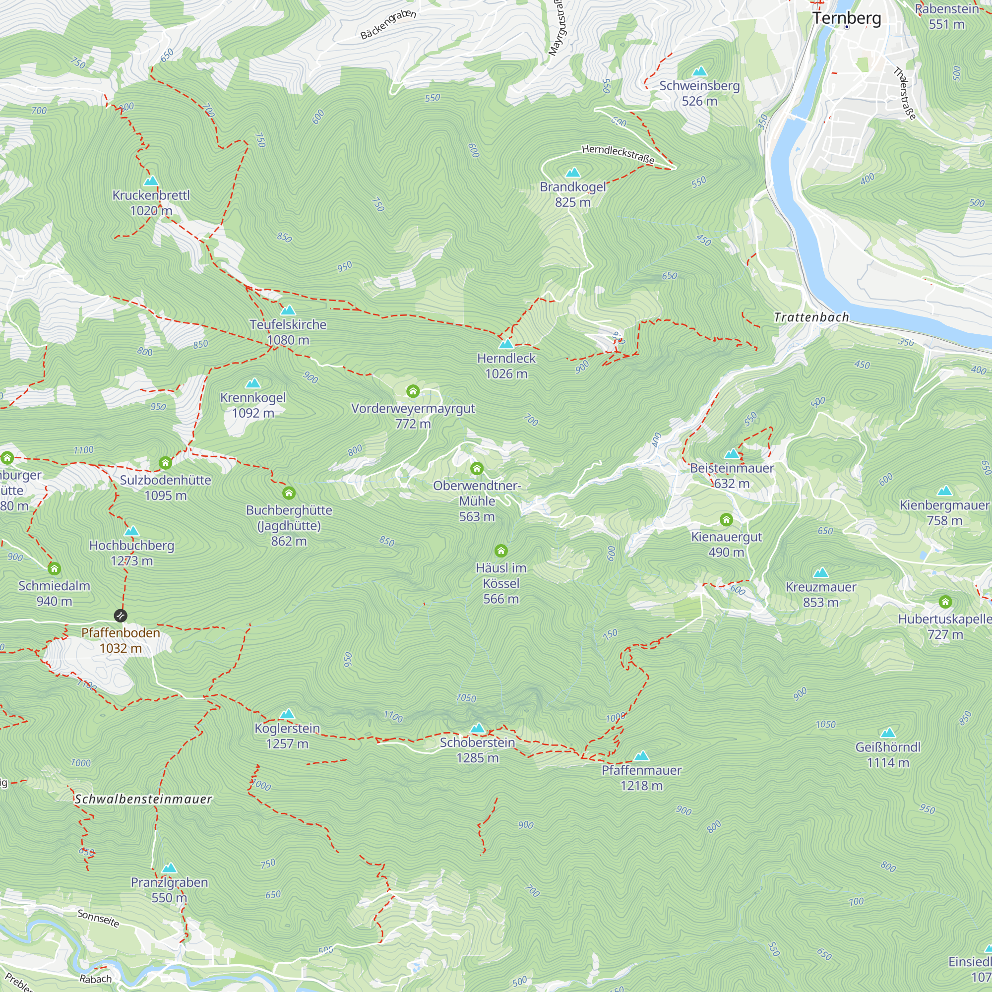 Jagerhäusl map