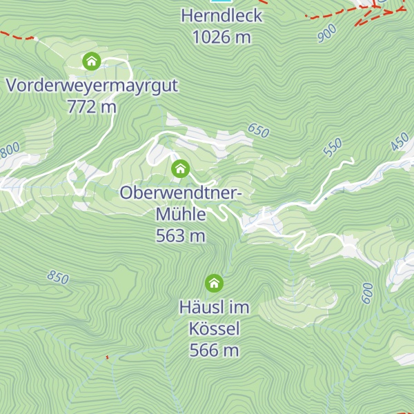 Map of Jagerhäusl