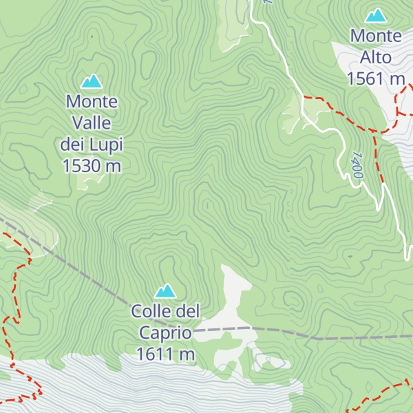 Map of Monte Morzone