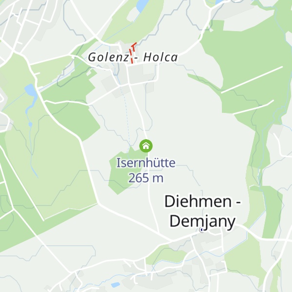 Map of Isernhütte