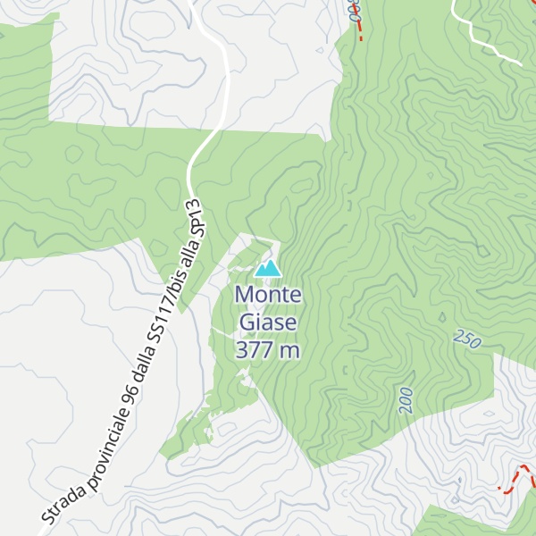 Map of Monte Giase