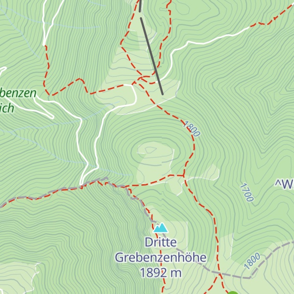 Map of Zweite Grebenzenhöhe