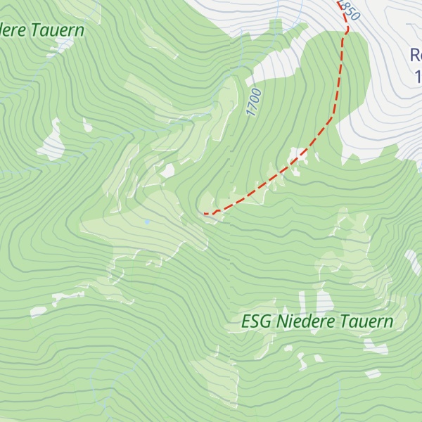 Map of Peintlerhütte