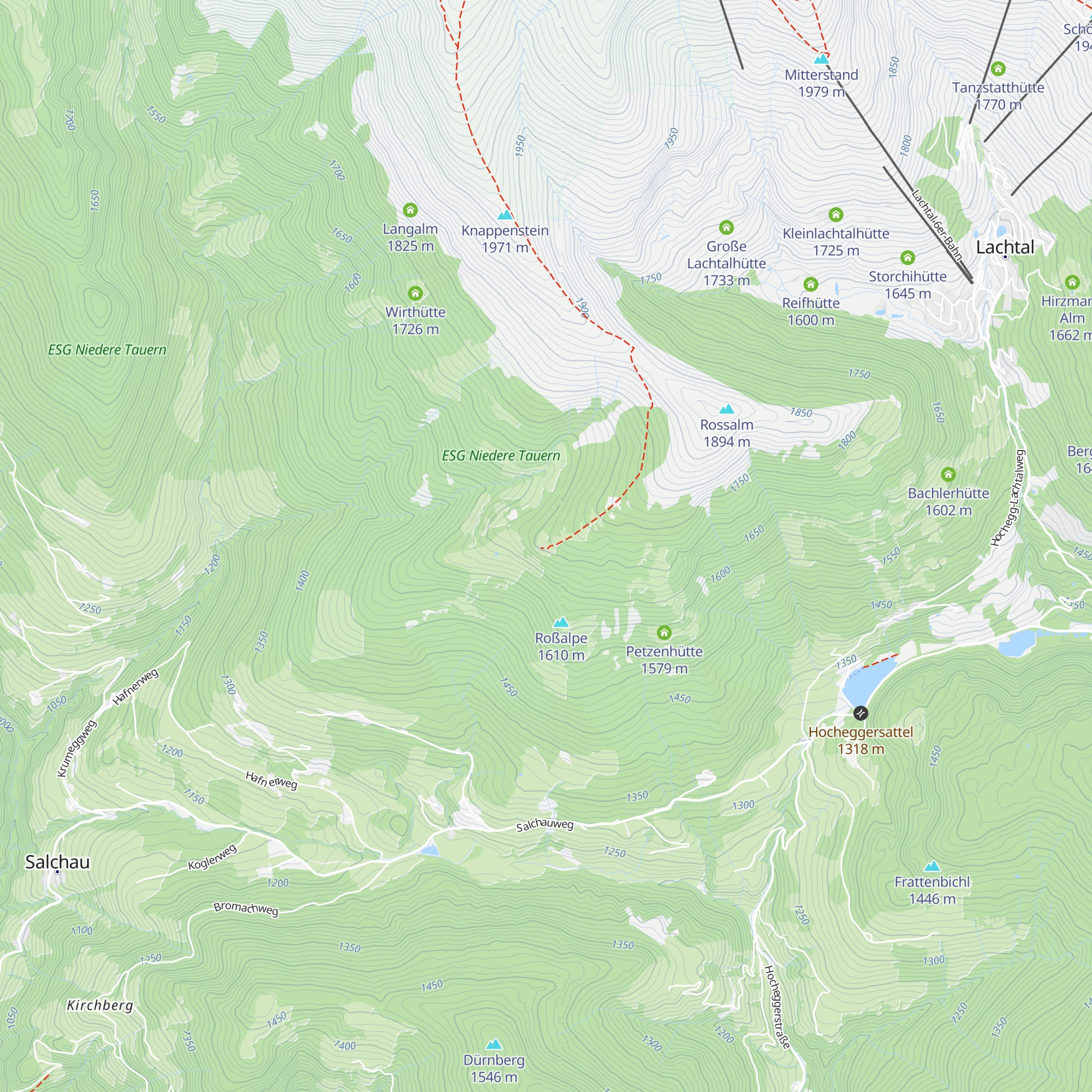 Peintlerhütte map