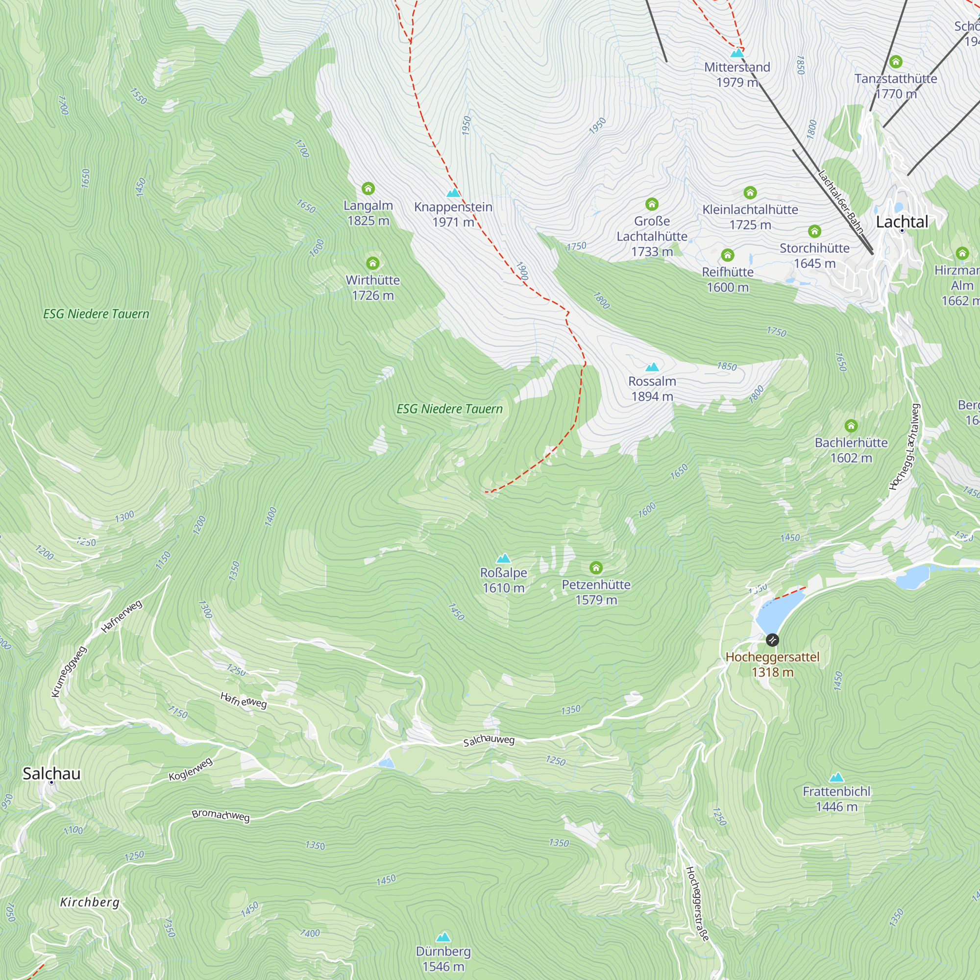 Peintlerhütte map