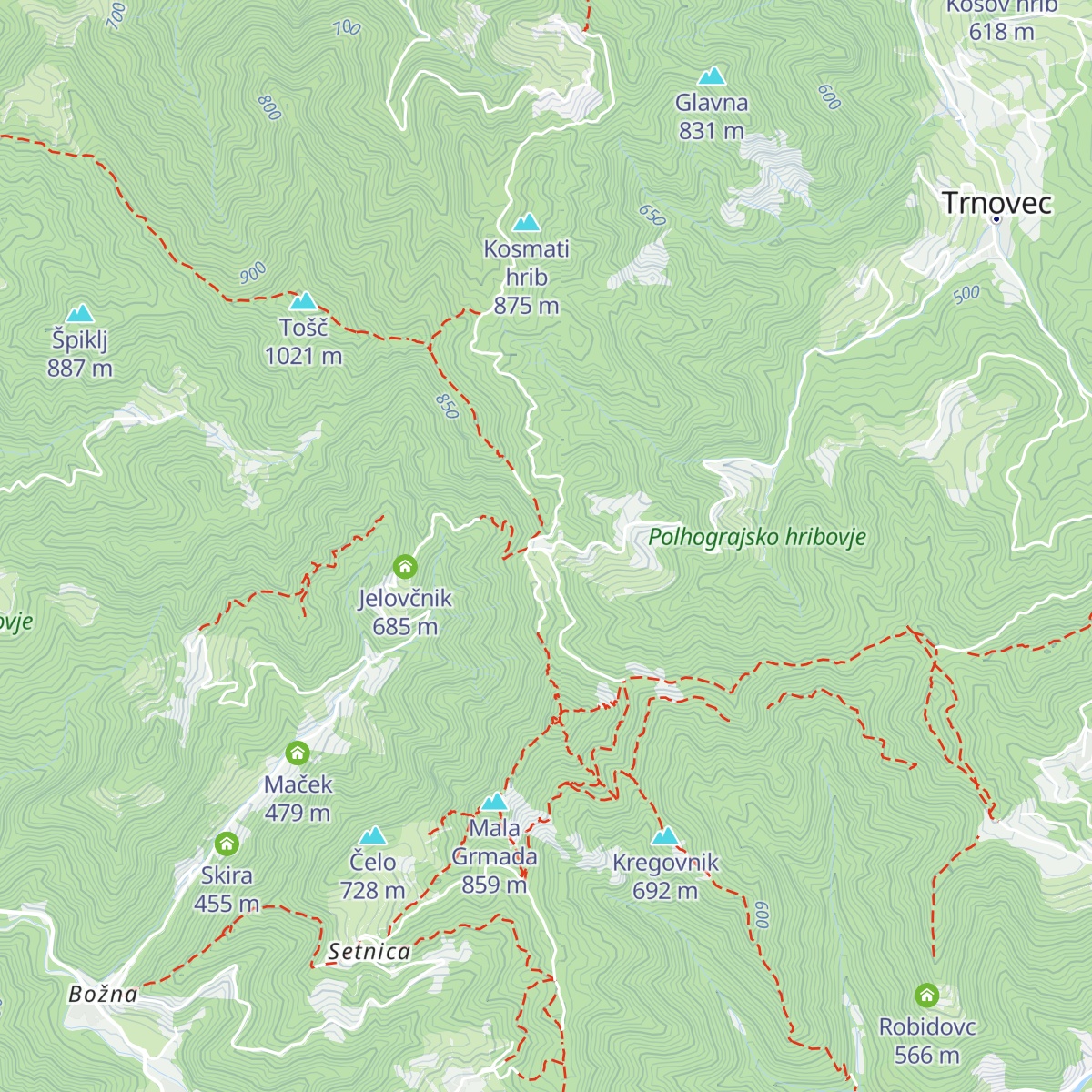 Turistična kmetija Gonte map