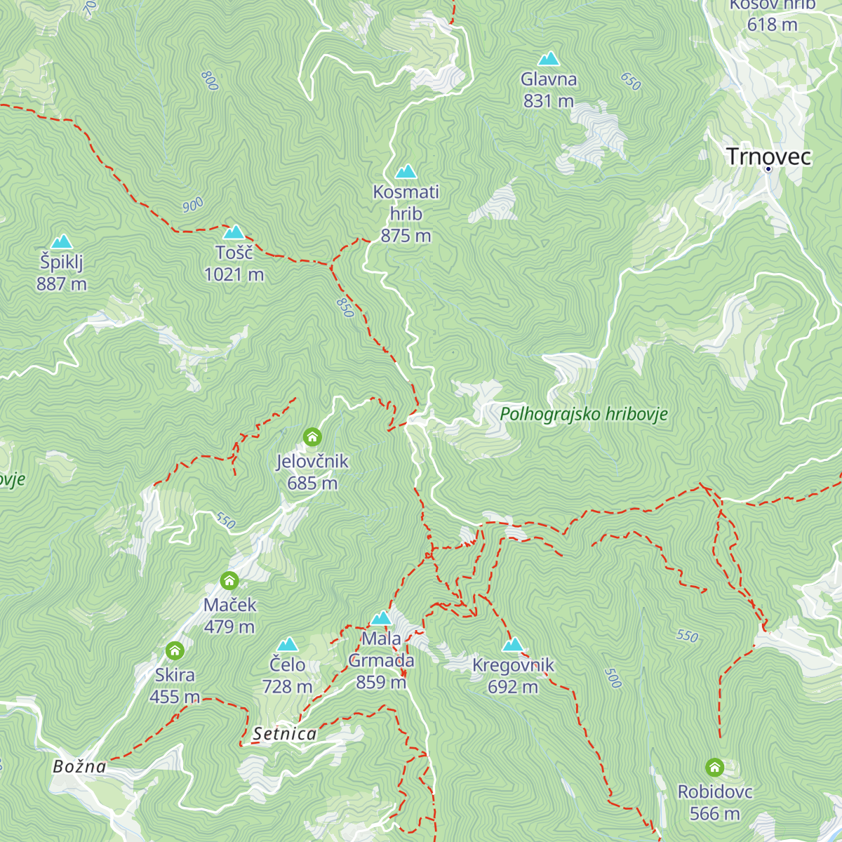 Turistična kmetija Gonte map