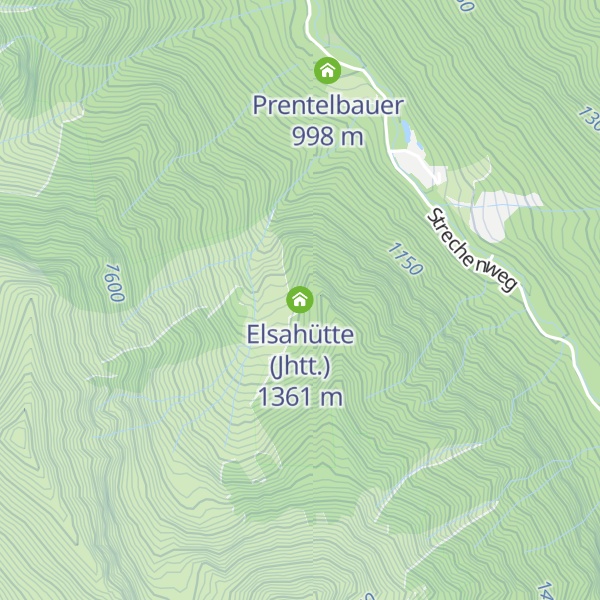Map of Elsahütte (Jhtt.)