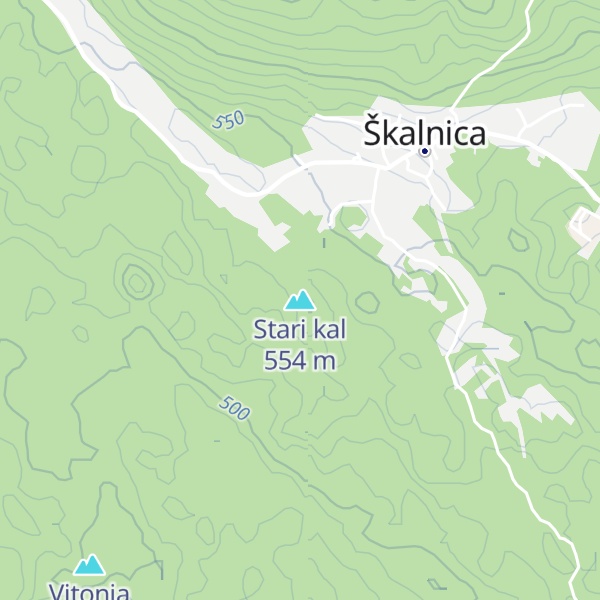 Map of Stari kal