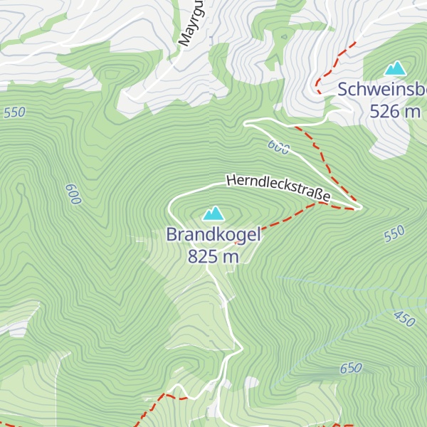 Map of Brandkogel