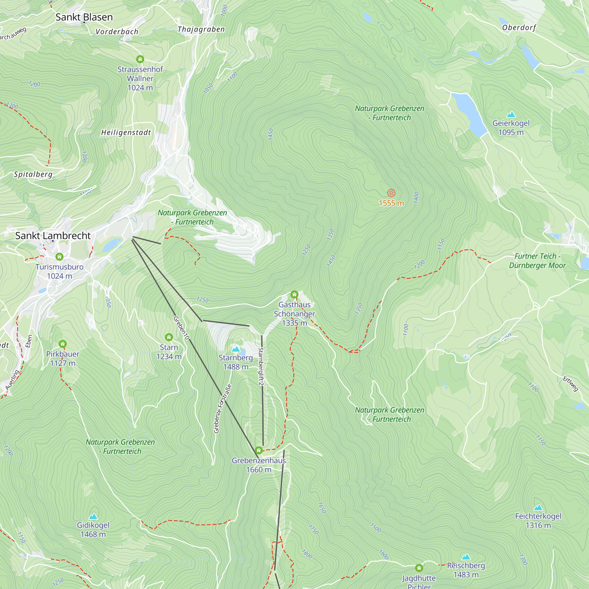 Gasthaus Schönanger map