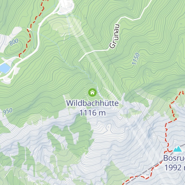 Map of Wildbachhütte